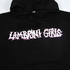 Flaming Logo Hoodie - Black