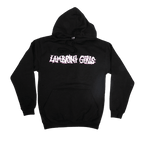 Flaming Logo Hoodie - Black