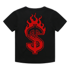 No Refunds Baby Tee - Black
