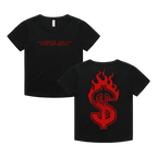 No Refunds Baby Tee - Black