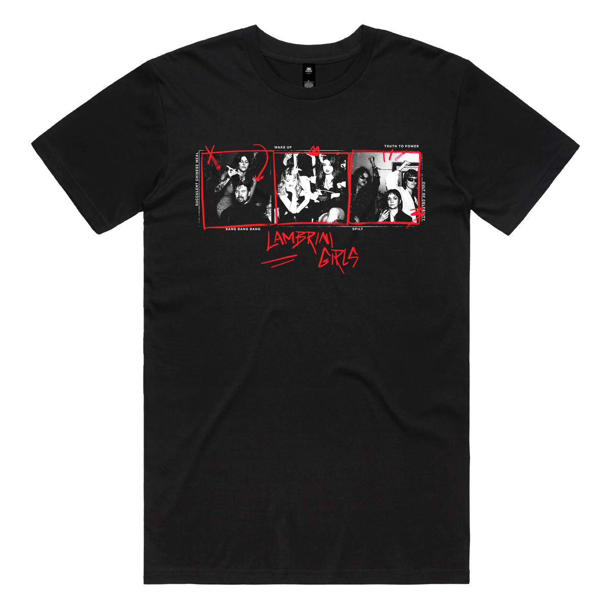No Refunds Image Tee - Black