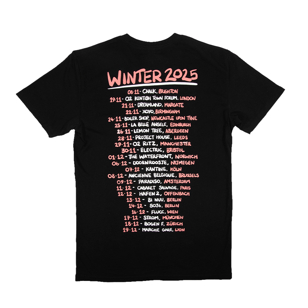Winter Tour 2025 Tee - Black