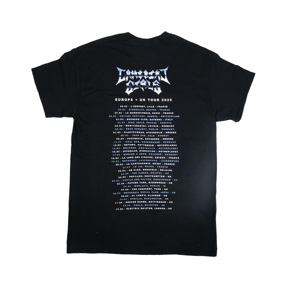 EU/UK 2025 Tour Tee - Black