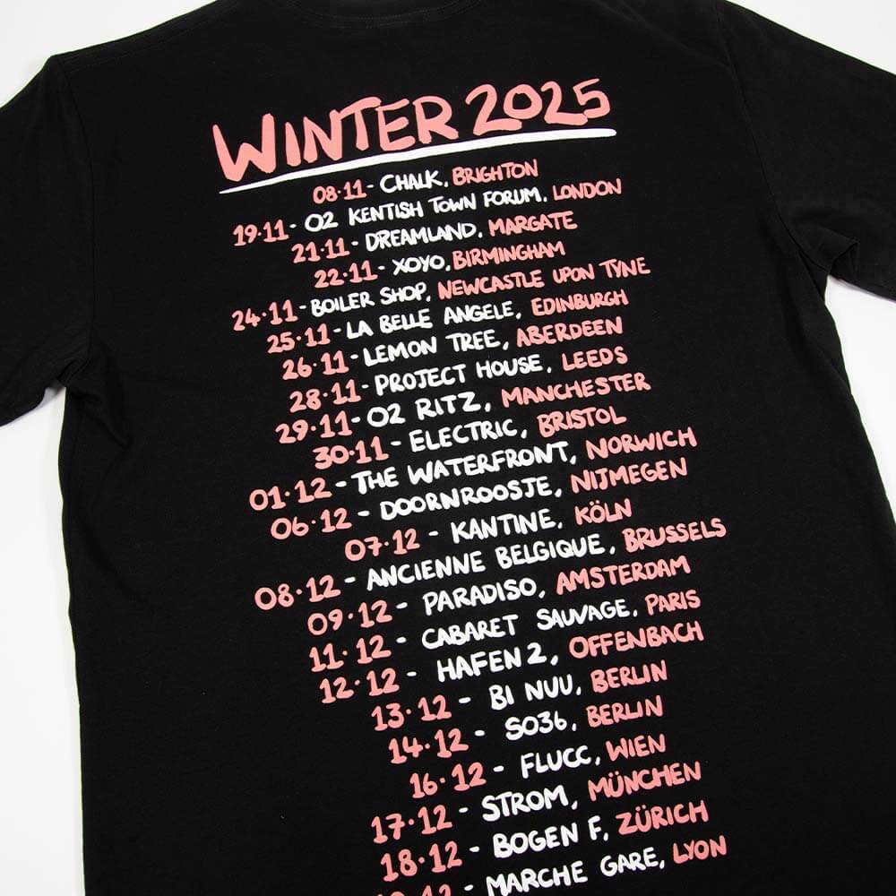Winter Tour 2025 Tee - Black